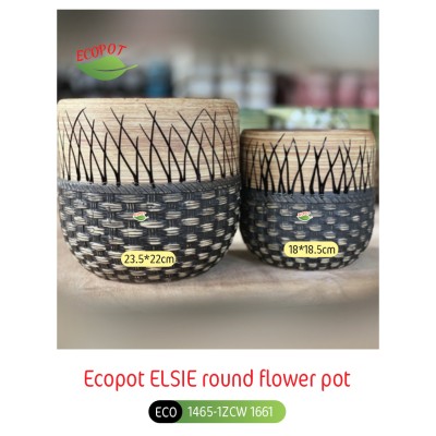 Ecopot ELSIE round flower pot